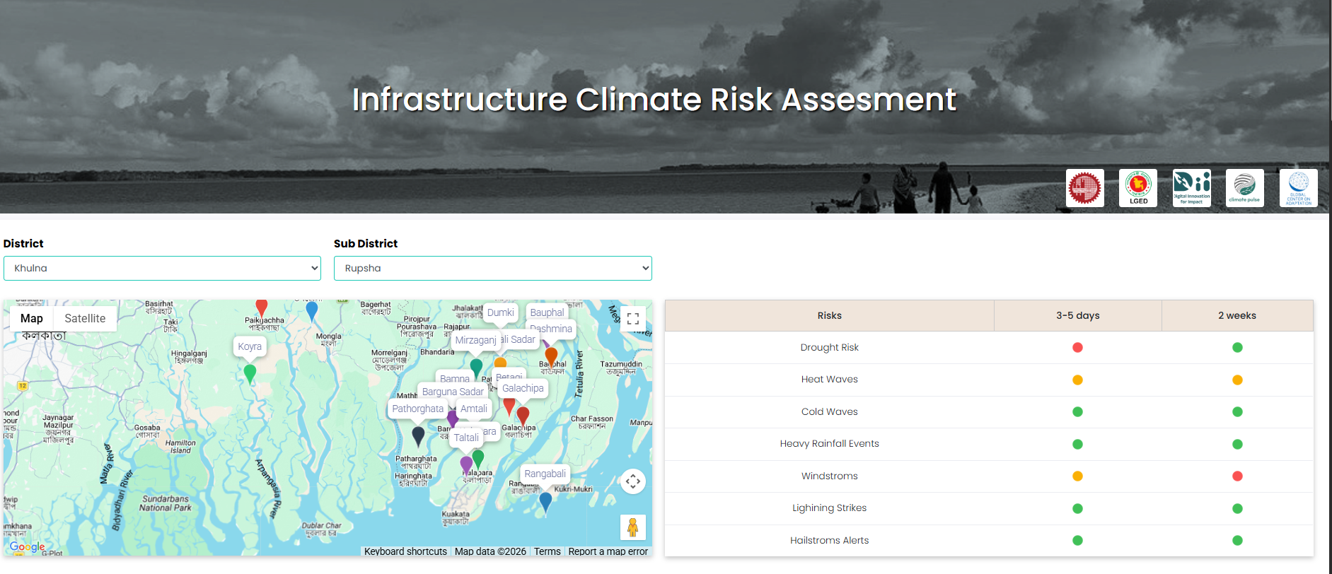 Infrastructure Climate Risk Assessment